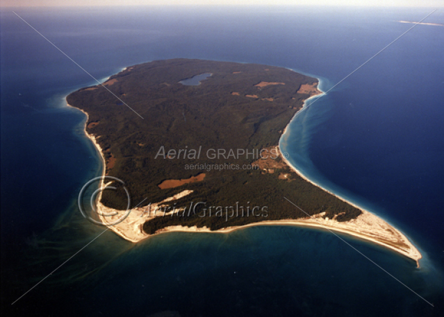 North Manitou Island in Leelanau County, Michigan